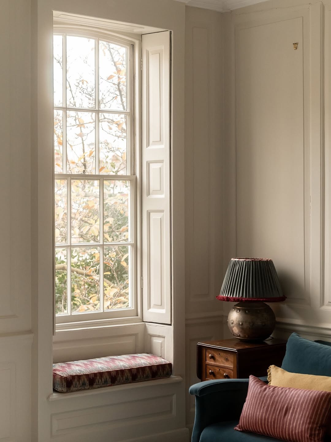 Period sash window detail